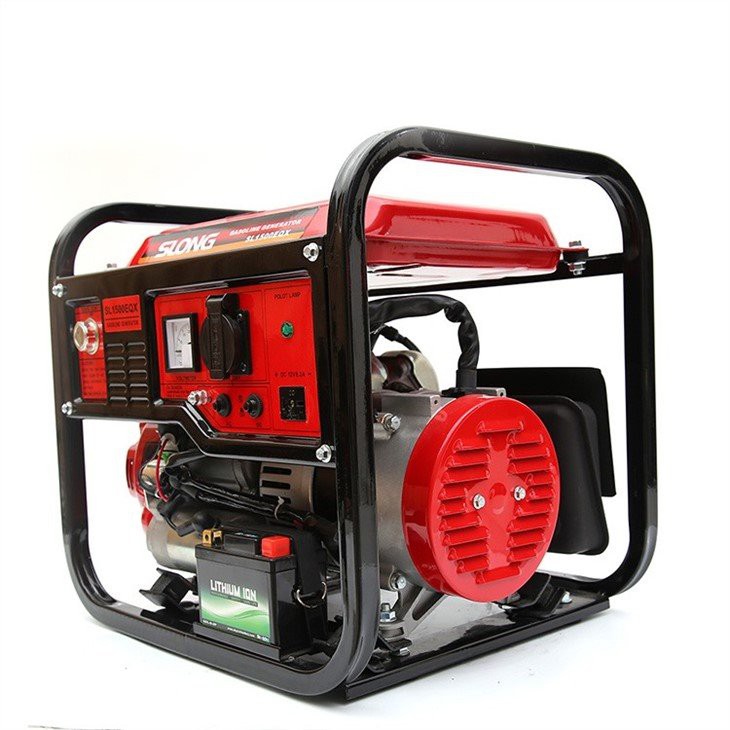 electric start generator with handle